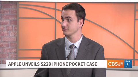 Apple unveils $229 iPhone pocket case