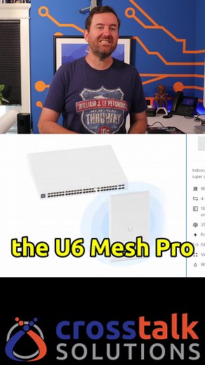 U6-Mesh-Pro Access Point available now! #Ubiquiti #U6MeshPro #WiFi6 #TechReview #NewTech #Networking #AccessPoint #TechNews #OutdoorWiFi #PoE #MeshNetwork #TechEnthusiast #TechTrends #fyp #crosstalk
