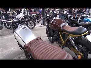 Cafe racer custom exhibition