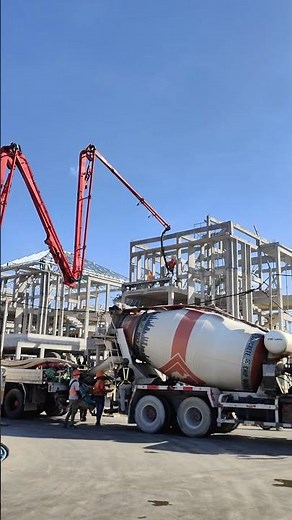 Amazing Concrete Pump Truck Process | High-Rise Building Construction