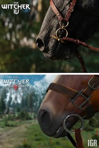 The Witcher 4 VS The Witcher 3 - Horse Comparison