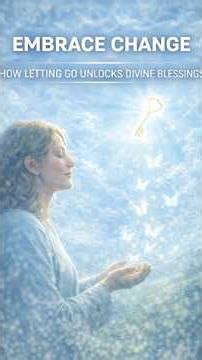 Embrace Change: How Letting Go Unlocks Divine Blessings #FaithInGod #BibleVerses #TrustGod