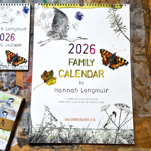 2026 Family Organiser Calendar: Nature-inspired A3 Wall Planner - Etsy