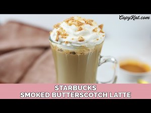 Starbucks Smoked Butterscotch Latte