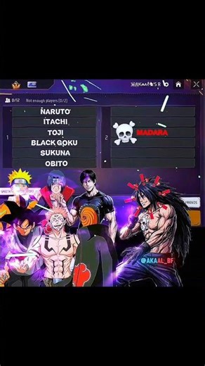NARUTO & SUKUNA & BLACK GOKU & TOJI & ITACHI & OBITO VS MADARA'S AURA ☠︎̶ ➝ 1VS6… WHO WINS? #JJK