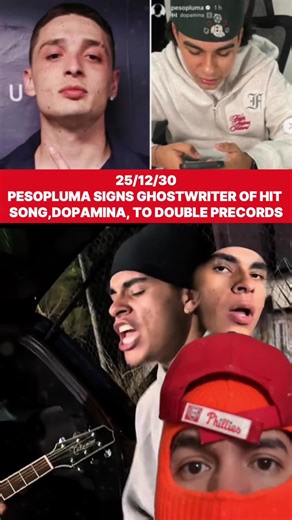 The dude responsible for writing Peso Pluma's biggest song right now, Dopamina, has now been signed to Double P records and all he did was upload a song to TikTok. He goes by El Randal and he has now been signed on as a songwriter and compositor. #pesopluma 109 #pesoplumaoficlal #elrandal #doblep #44vato