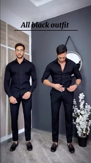 How to Style a Black Formal Shirt & Pants Men’s Outfit Guide”