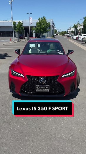😍❤️🚘 Lexus IS 350 F SPORT with Infrared paint, White NuLuxe interior and 19 inch alloy wheels. #lexus #lexusis350fsport #lexusofconcord #lexususa