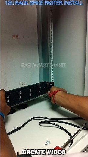 15u rack spike buster installation only 2 minutes 👍