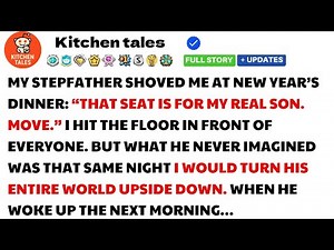 My Stepfather Shoved Me at New Year’s Dinner: “That Seat’s for My REAL Son.” So I Walked Out…