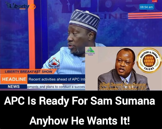 The APC Party Is Fully Ready For Sam Sumana.. Anyhow, E Cam With Am - We Are Ready. E Cam Wit Am Through Fet Wi Ready, Through Peace Wi Ready. But U Nor Go Ever Get Relevance Again Inside APC. If E Wants Mak E Return E Stupid Sef To C4C back! | The Mighty APC