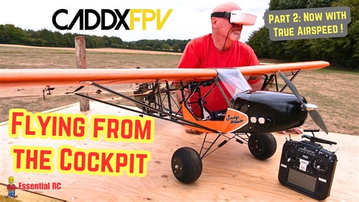 FLYING RC FROM THE COCKPIT DW Hobby 1.9m Savage Bobber PART 2. Links in comments #99banggoodanniv | Essential RC