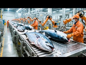 Inside a Modern Canned Tuna Factory: From Ocean-Caught Tuna to Sterile Sealed Cans (Full Process)