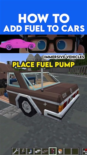 How to add fuel to cars Immersive vehicles mod tutorial