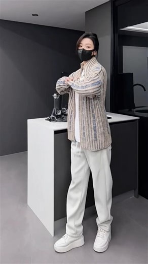 new Shop Knitted Sweater, Autumn and Winter Color Block Long Sleeve Tassel #knitsweater