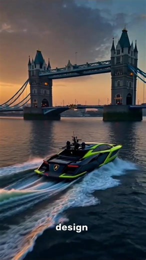Lamborghini Inspired Yacht – A Supercar on Water? 🚤🔥