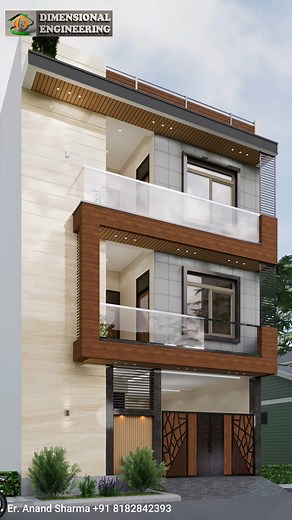 5.2K views · 49 reactions | Hostel Building Animation #House_Animation #front_elevation #House_design | Dimensional Engineering | Facebook