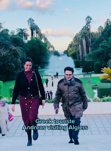 Andreas greek tourist visiting algiers