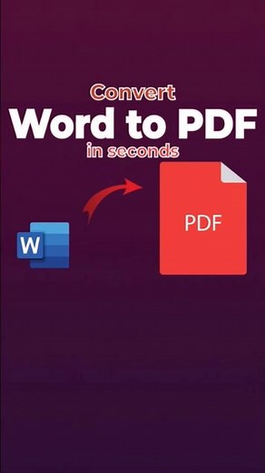 How to Convert Word to PDF | Convert Word to PDF