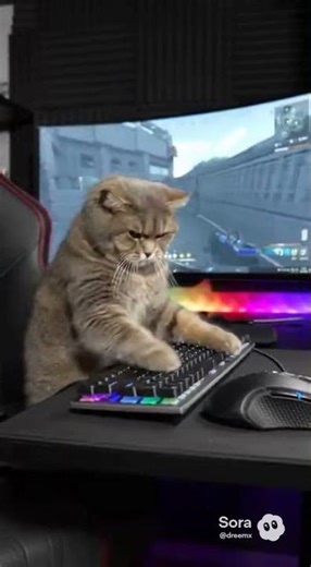 CON EL MICHI NO SE JUEGA CHARLY! #michis #gatos #gamer #computer #mexico #funny #comedia #memes #usa