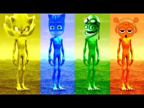 SUPER SONIC vs CATBOY vs CRAZY FROG Alien Dance Battle! (Dame Tu Cosita)