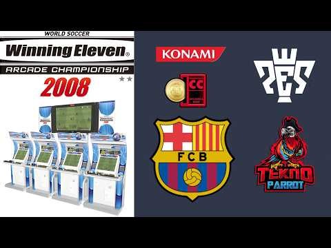 Winning Eleven Arcade Championship 2008 (Arcade) - Jogando com o Barcelona