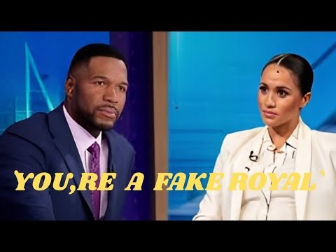 Live TV Chaos: Meghan Markle Storms Out on Michael Strahan During GMA Interview!