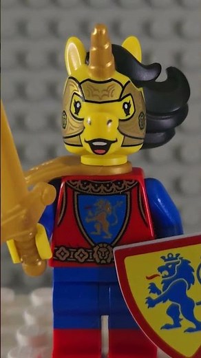 Lego Castle Lion Knight/Black Falcon Chess Set - Part 4 Knights