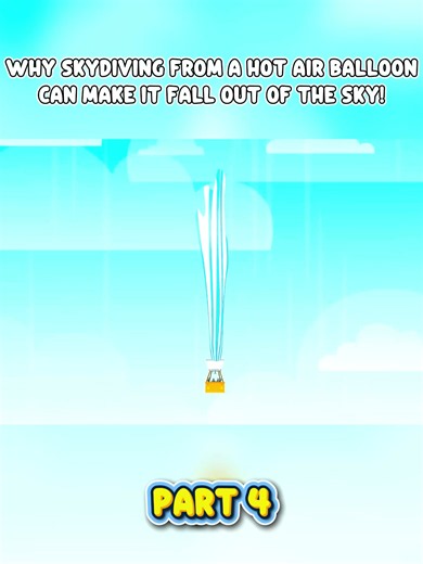 Why Skydiving from a Hot Air Balloon Can Make It Fall — Explained