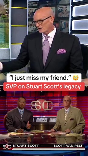 Scott Van Pelt paid tribute to his former colleague and friend Stuart Scott ❤️ #sports #espn #sportscenter | Yahoo Sports
