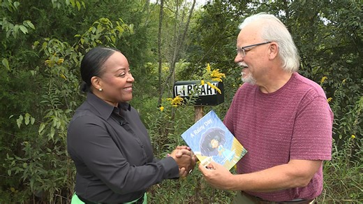 A book written by a city school student and city employee was donated to the little free library inside the Garrison Creek habitat restoration area off of Lascassas Highway. | City of Murfreesboro, TN - Government