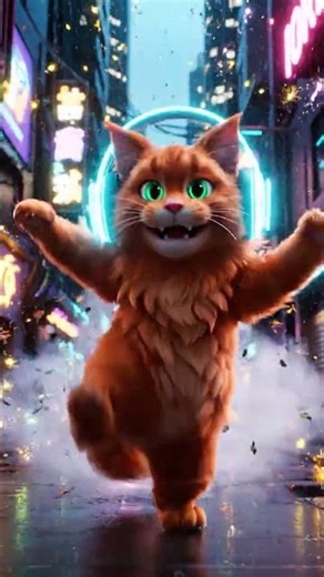 Crazy Kitten on the Move 😹⚡