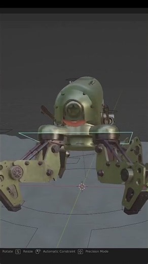 Learn to rig a mech in Blender