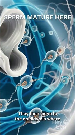 How Sperm is Made? | Male Reproductive System Explained in 20 Seconds