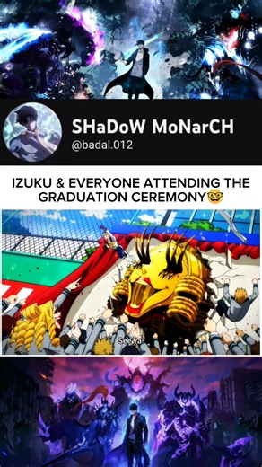 IZUKU AND EVERYONE ATTENDING GRADUATION CEREMONY🥳🎉#mha #myheroacademia #shorts #amv #anime #bnha