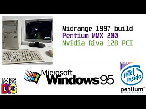 Midrange 1997 Gaming build - Intel Pentium MMX 200 - Nvidia Riva 128 PCI