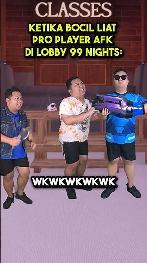 Ketika Bocil Liat Cyborg AFK di Lobby 99 Nights in The Forest 🤣