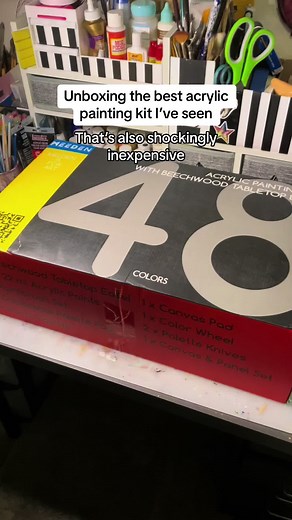 Unboxing the best acrylic painting kit I’ve seen