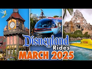 Disneyland Rides - March 2025 POVs [4K 60FPS]