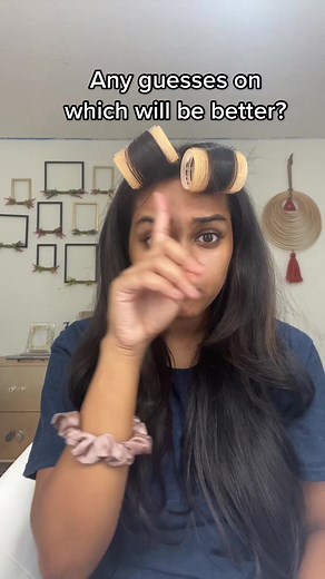 Styling Curtain Bangs with Hair Rollers