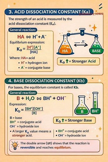 Acid–Base Equilibrium: Understanding the Balance Between Acids and Bases#chemistry #acid #base