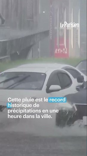 Japon : des bouches d'égout explosent à cause des pluies