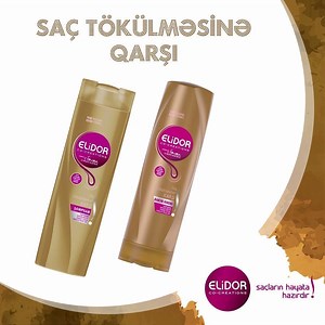 Kövrək və tökülən saçlar erası bitdi! Artıq saç tökülməsinə qarşı güclü silahın var ;) | Elidor Azerbaycan