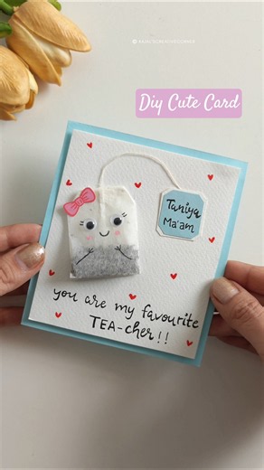 Easy Teachers Day Card Idea For Your Favourite Teacher! #5minutecrafts