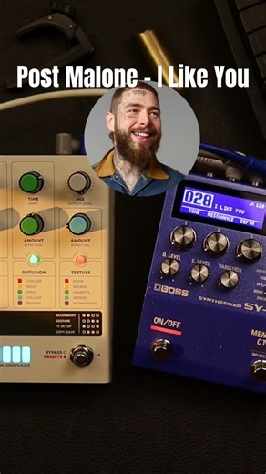 Boss SY-200 Synth preset for Post Malone’s “I like you”