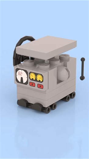 LEGO Bot Gonk Fuel Pump 🤖⛽ The Cutest Robot Pit Stop Ever! 🧱💫 #legoshorts #legomoc #legoanimation