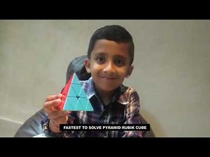 FASTEST TO SOLVE PYRAMINX RUBIK CUBE