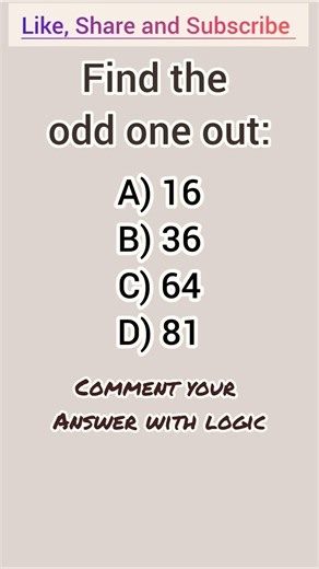 find the odd one out | math puzzle | #shorts #maths #logicalreasoning
