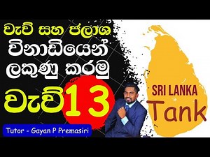 ශ්‍රී ලංකාවේ වැව් හා ජලාශ විනාඩියෙන් ලකුණු කරමු | සාමාන්‍ය පෙළ | උසස් පෙළ | sri lanka map marking |