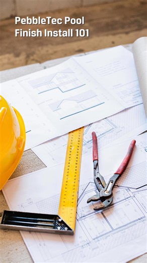 Get ready for pool finish install day! Here’s a look at what to expect from start to finish. ***** #PoolFinish #PebbleTec #NewPool #PoolRemodel | Backyard Oasis Inc.